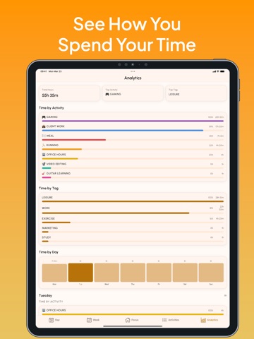 Time Blocks: Weekly Planner iPad screenshot
