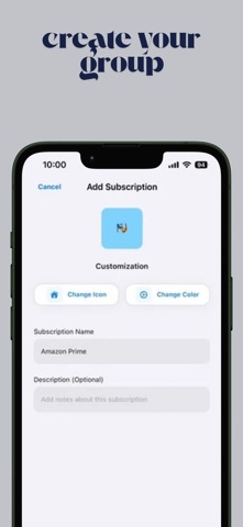 Choe – Subscription Tracker Screenshot 2 of 5