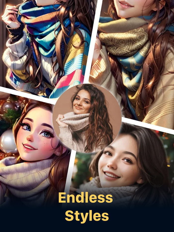 AI Painting Generate Art Girl