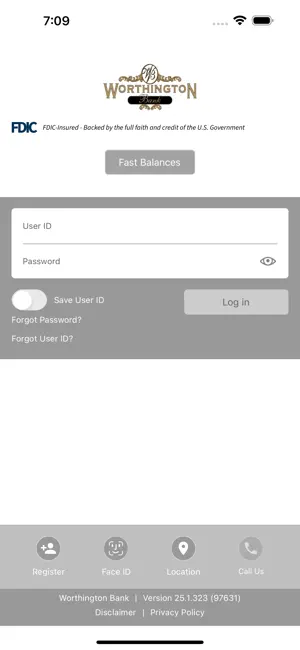 Worthington Bank screenshot 2