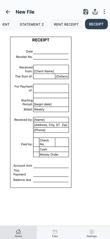 Rent Receipt Pro screenshot 5 of 9