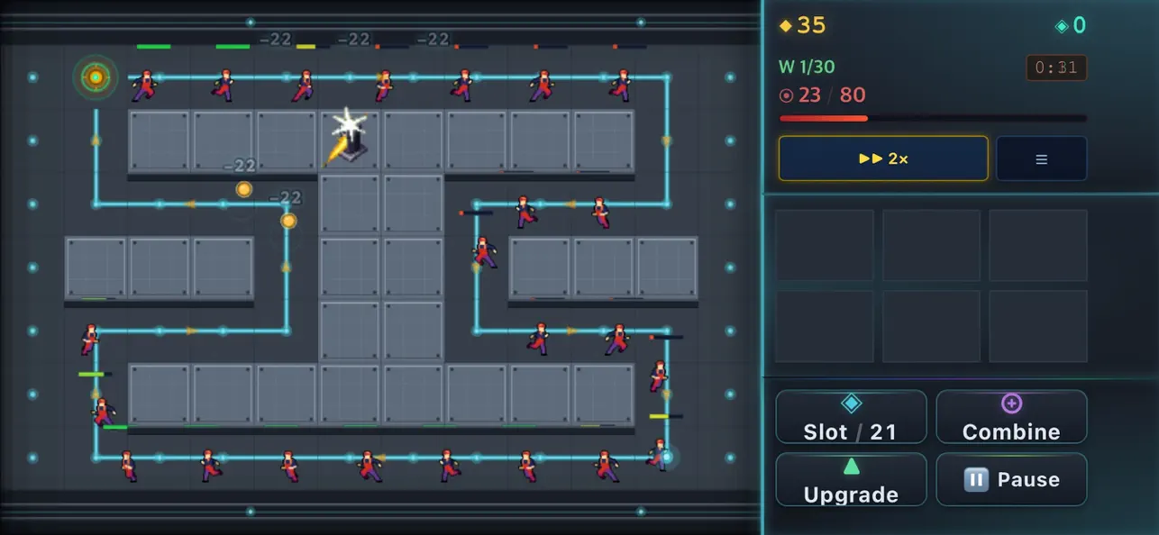 Screenshot #3 pour Slot: Semiconductor Defense