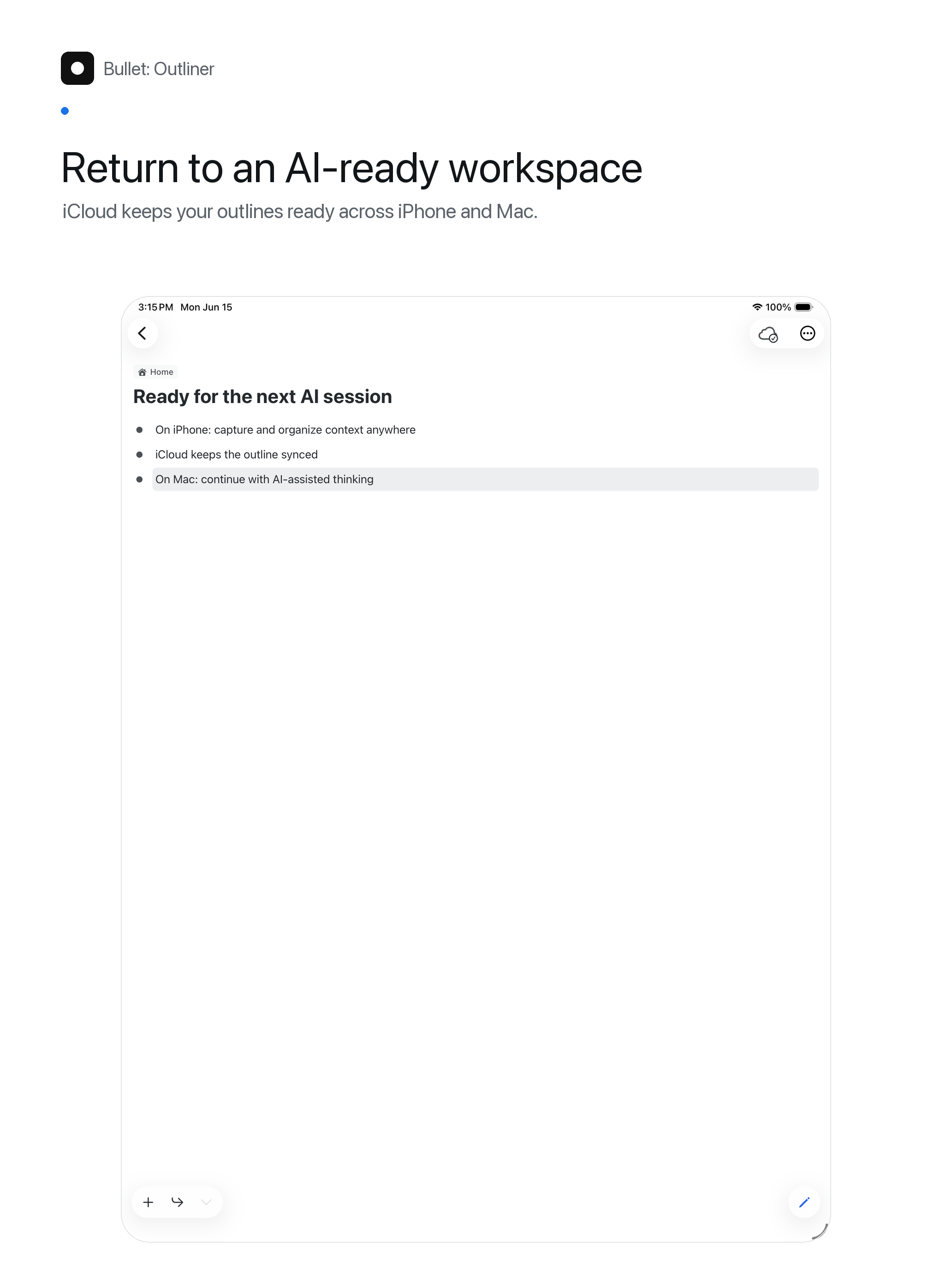 Bullet: Outliner screenshot 10