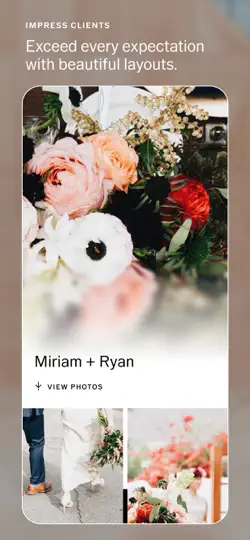 Captura de pantalla de VSCO Galleries en iPhone 2