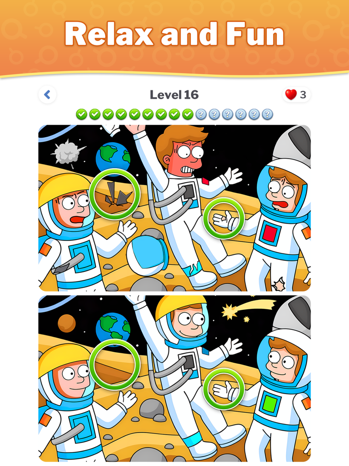 間違い探し - 見つけてスポット