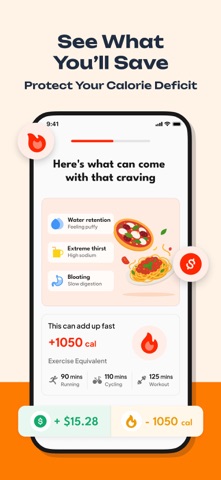 Calorie Deficit: DoorDashn't screenshot