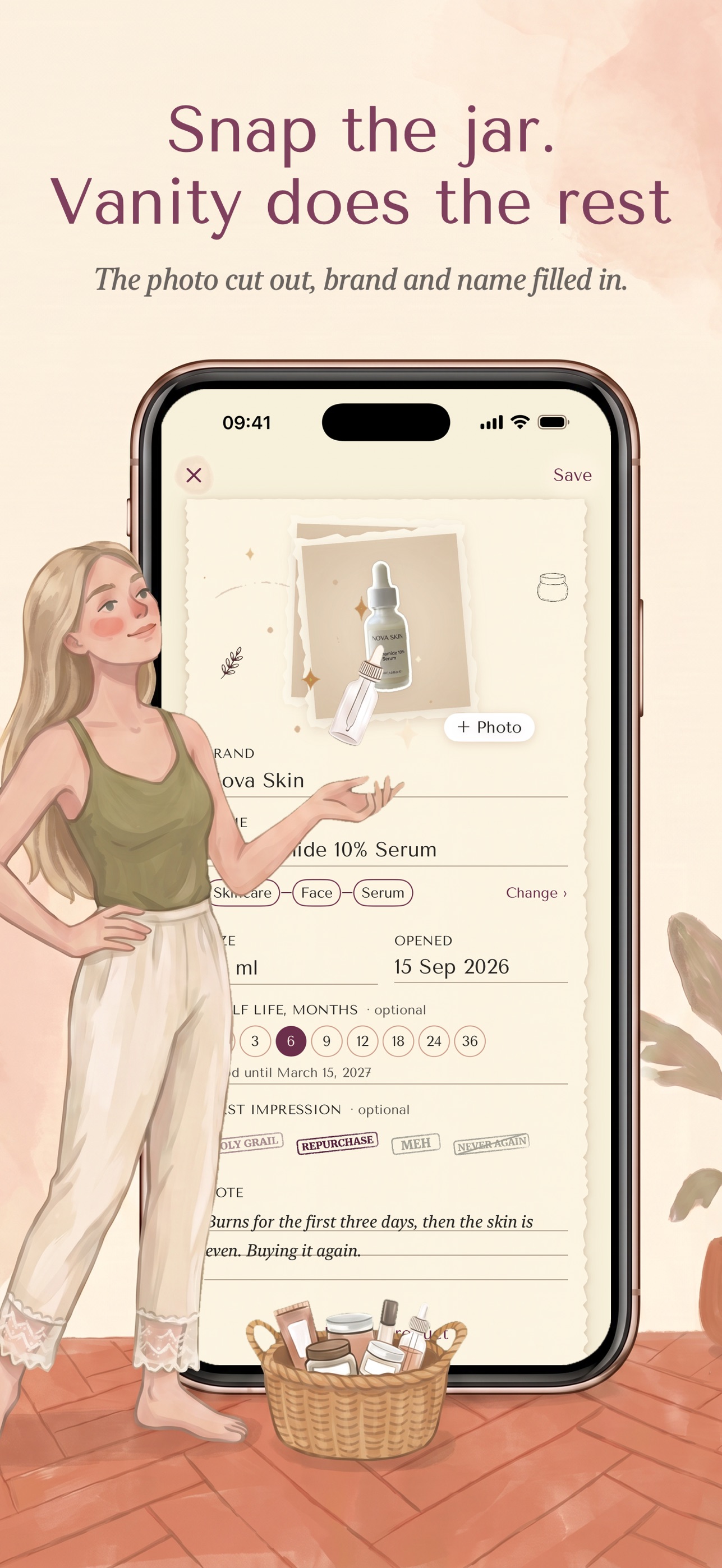 Screenshot 2 of Vanity: Makeup Tracker
