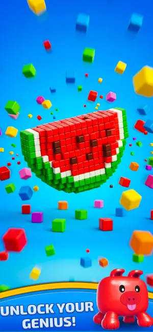 Color Pixel Flow Shooter Games screenshot 1