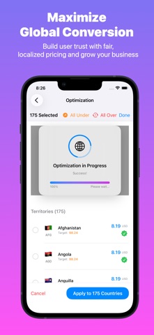 PriceLocus：应用价格本地化与全球内购订阅定价 screenshot