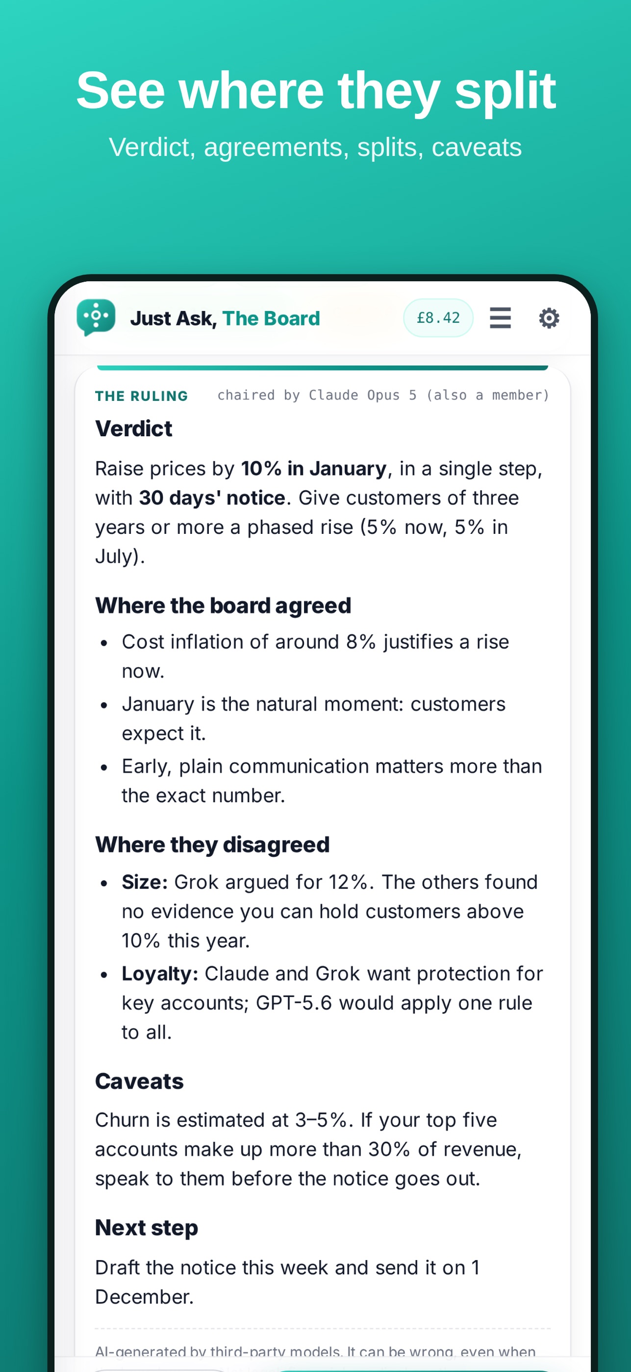 Screenshot 1 of Just Ask, The Board