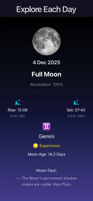 Moon Phase : Lunar Tracker screenshot 3