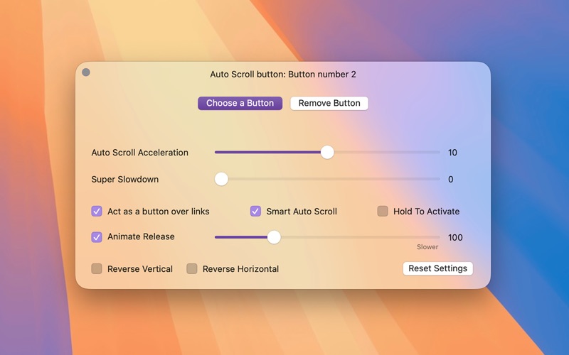 Liss Auto Scroll app screenshot