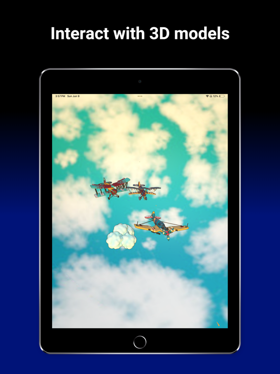 Sparlit: 3D Social Media iPad screenshot 2 - Graphics & Design app