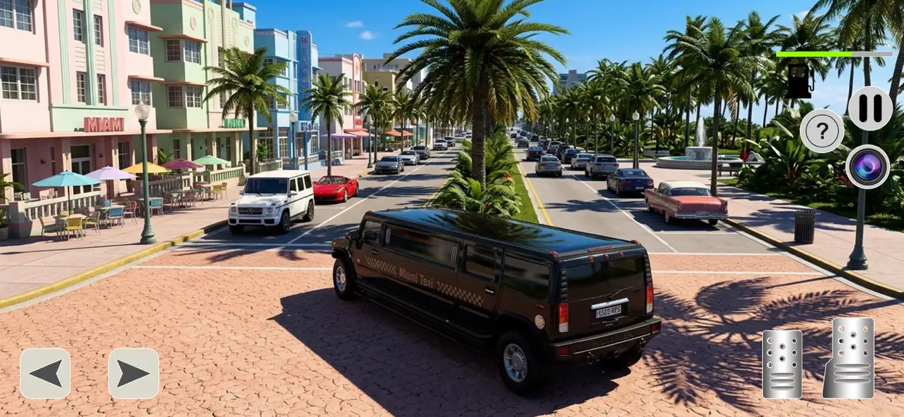 Screenshot #3 pour Limousine Taxi Driving 3D