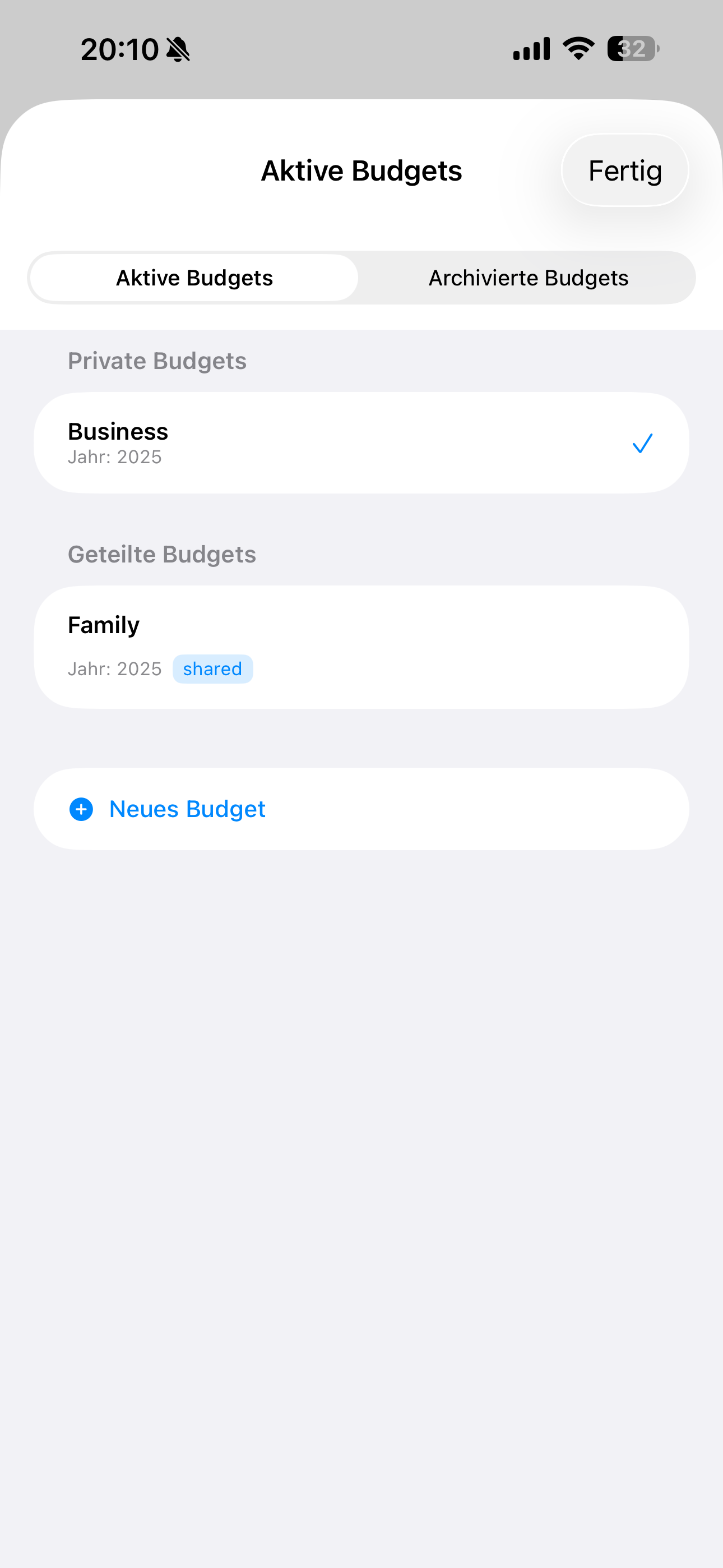 easy budget: shared screenshot 4