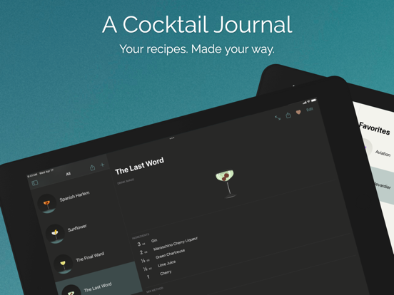 Mixology: The Last Word iPad screenshot 1 - Food & Drink app