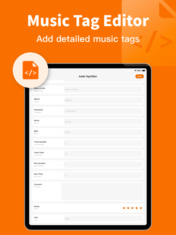 Mp3tag - Music Tag Editor app screenshot 2