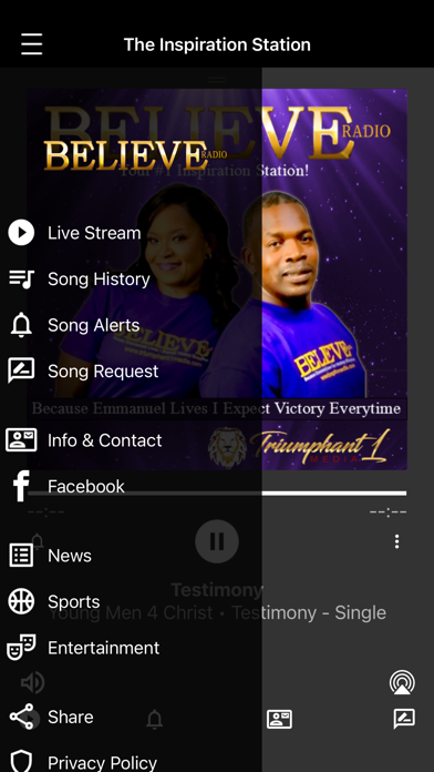Screenshot #2 pour BELIEVE Radio