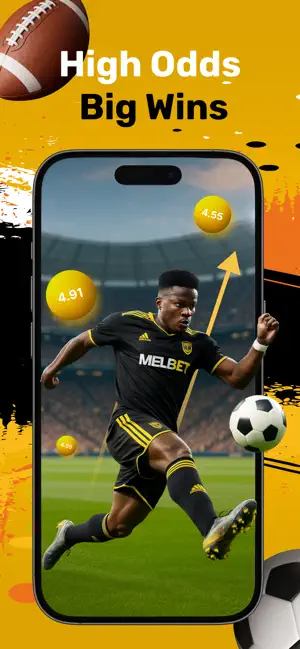 Melbet: Live Sports Betting iPhone screenshot 1