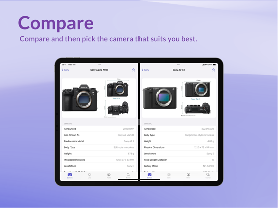 Camerapedia: Gear Companion iPad screenshot 4 - Reference app