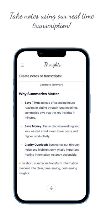 Thoughts: Smart Summaries Screenshot 5 of 5