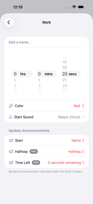 Timer+ Timers and Stopwatches Screenshot 4 of 10