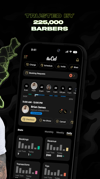 theCut: Barbershop Booking screenshot