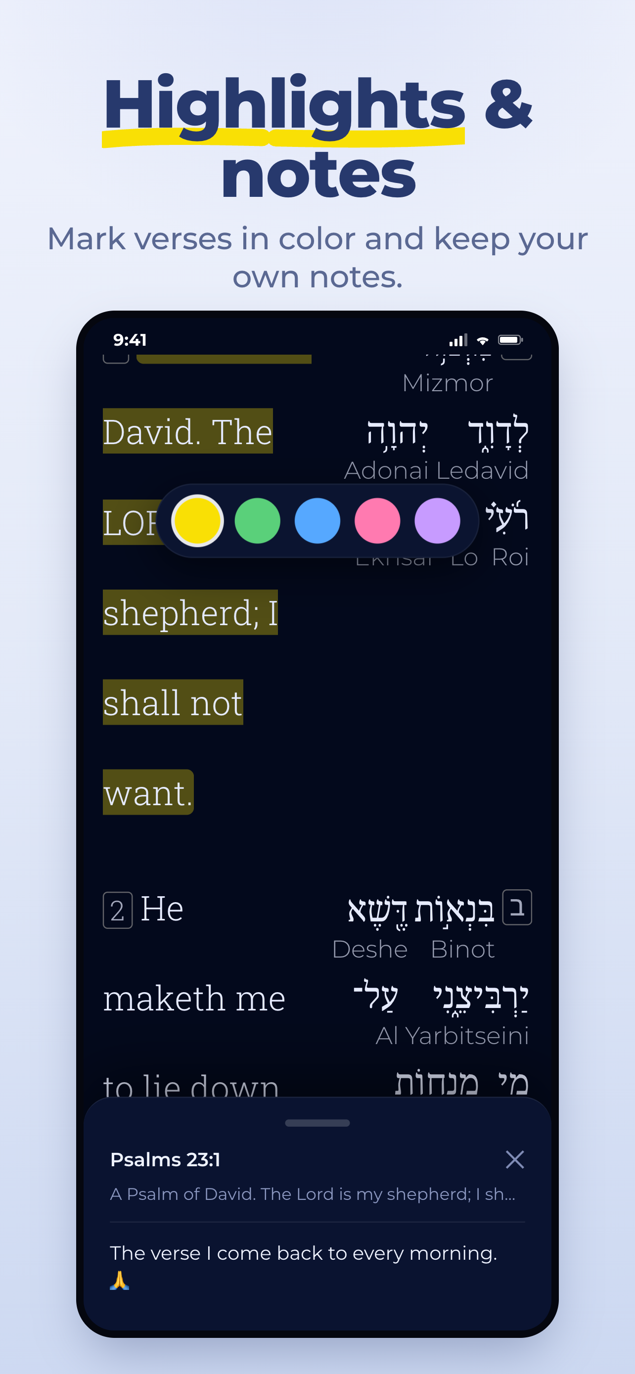 Offline Hebrew Bible screenshot 6