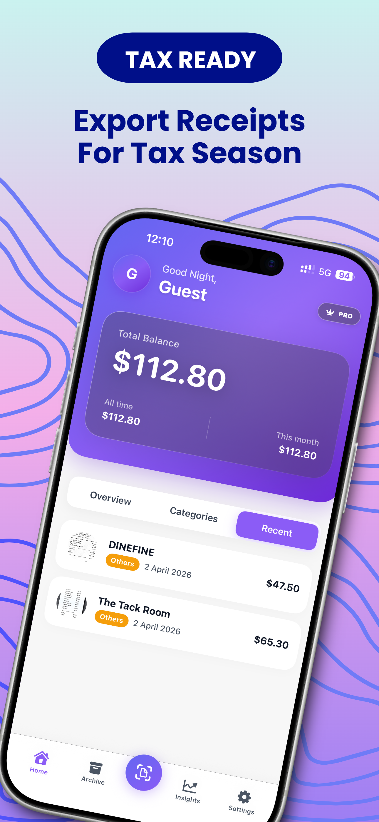 AI Receipt Scanner Tracker screenshot 9