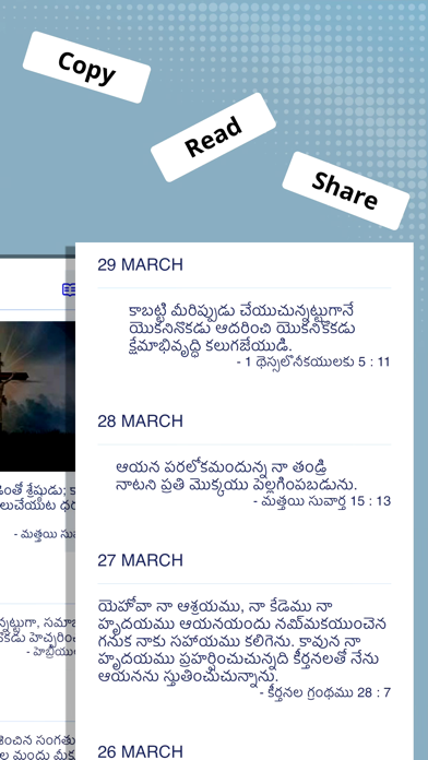 Telugu Bible. Screenshot