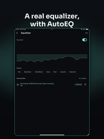 Synq - Hires Offline Music iPad screenshot 1