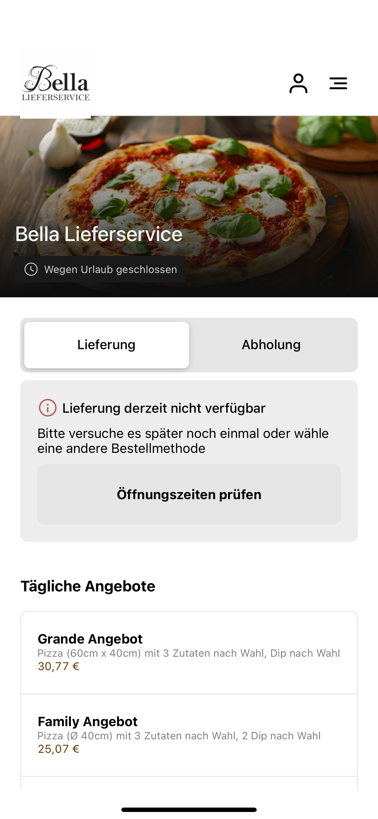 Bella Lieferservice screenshot 3