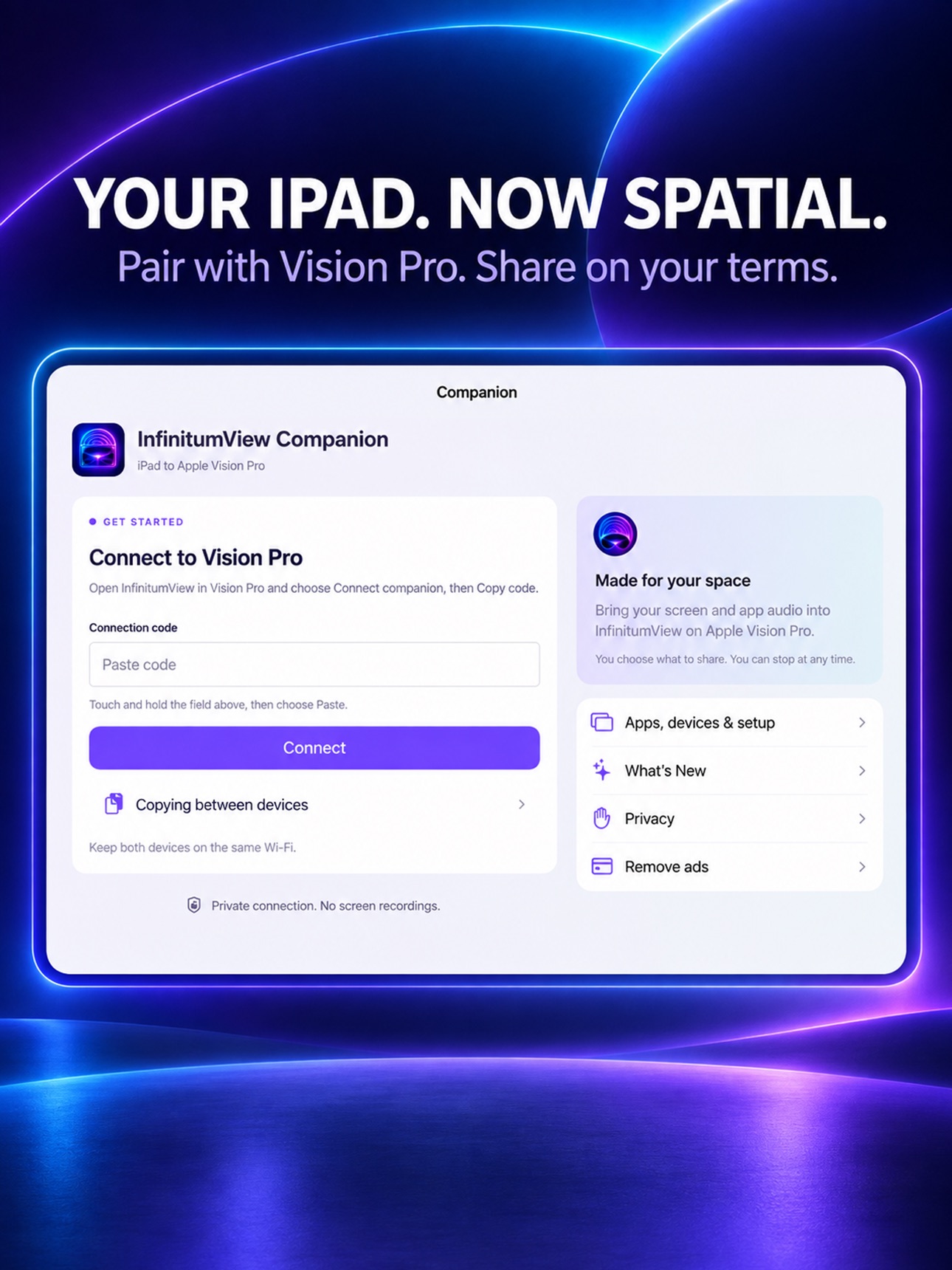 Screenshot 4 of InfinitumView Companion