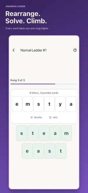Anagram Ladder screenshot 1
