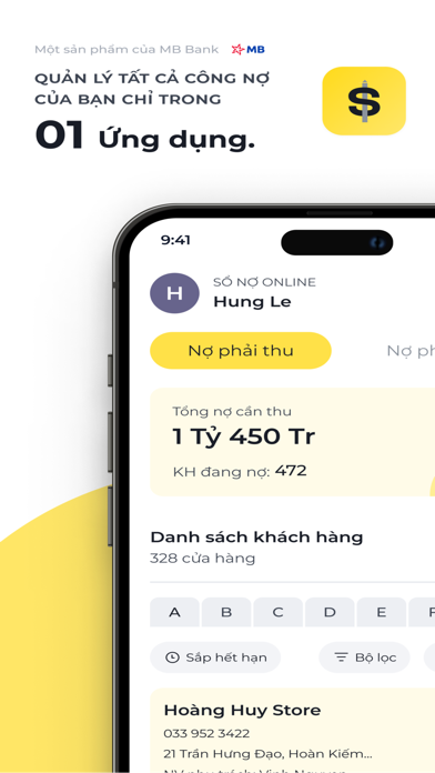 Sổ Nợ Online Screenshot