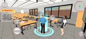 School Guard Life Sim Games 3D screenshot 1