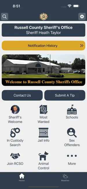 Russell County Sheriff AL screenshot 1