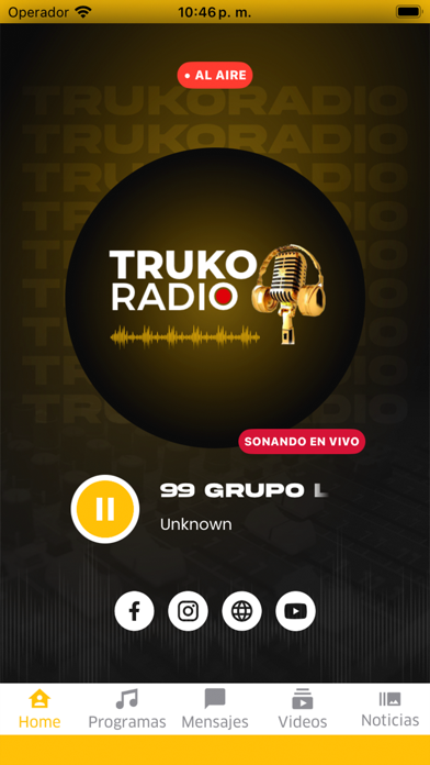 Truko Radio Screenshot