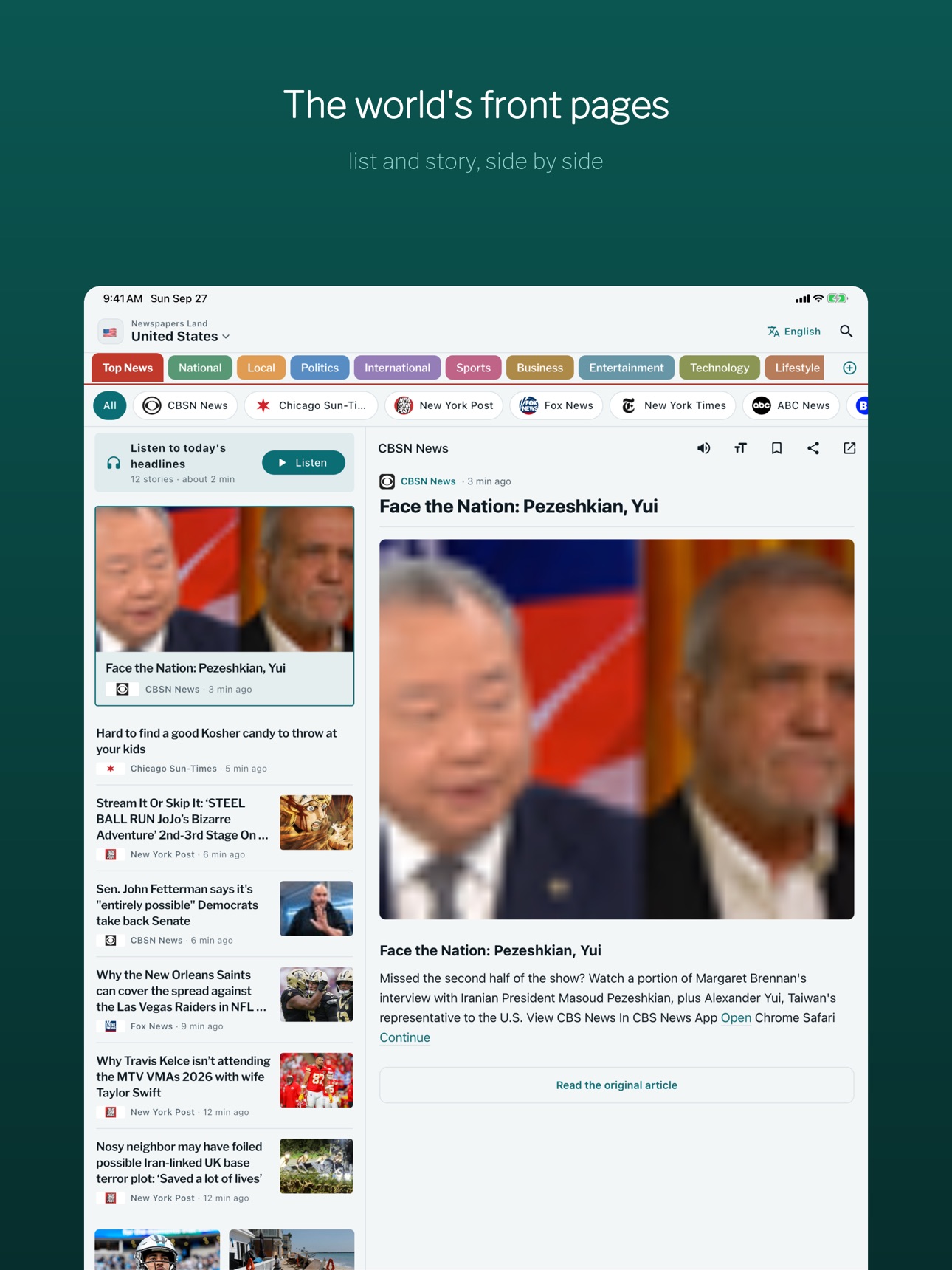Screenshot 6 of Newspapers Land: World News