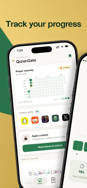 Quran Gate: Focus & Read Quran screenshot 4