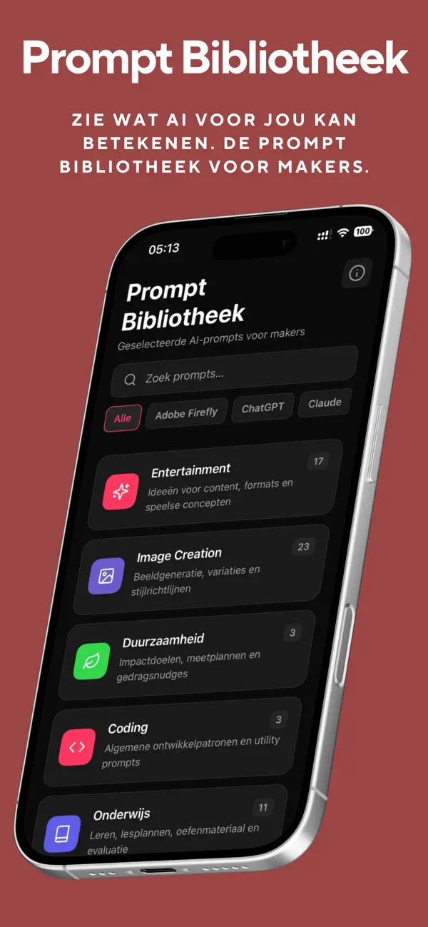 #1. Prompting Library (iOS) di: Marcel Petersen
