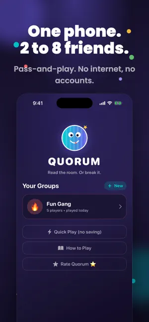 Quorum: Party Guessing Game screenshot 1