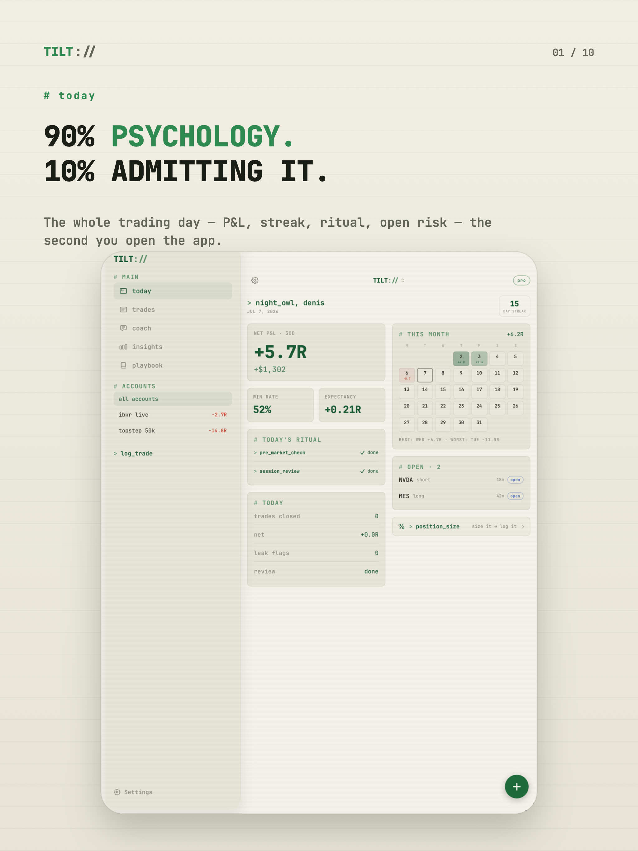 Trading Journal Tracker : TILT screenshot 11