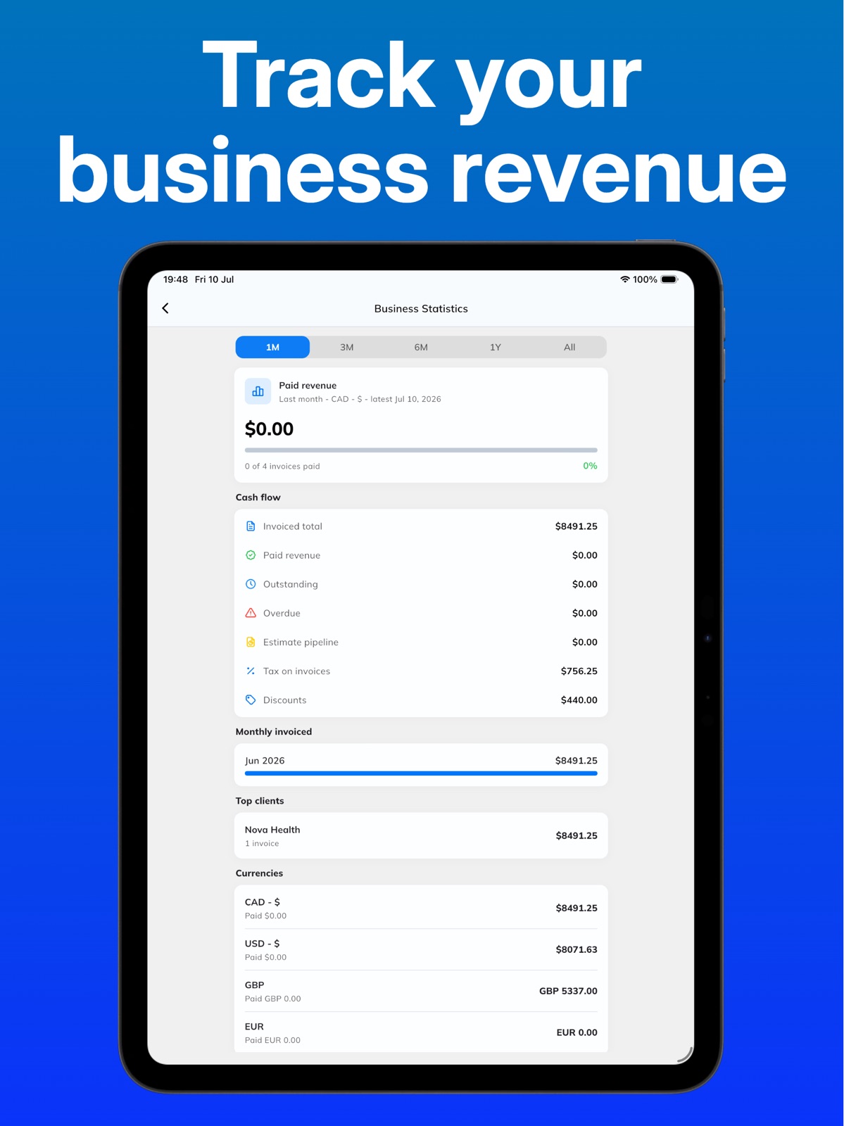 easyInvoice - Invoice maker ipad screenshot 3