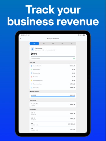 easyInvoice - Invoice maker iPad screenshot