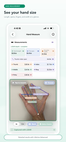 Hand Measure: Size & Span Screenshot 1 of 7