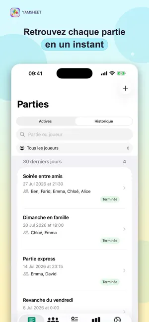 YamSheet screenshot 2