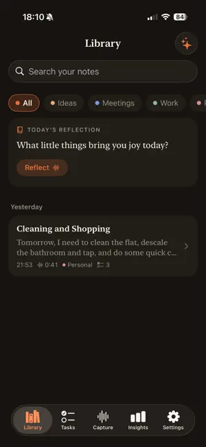 Ecoa — Private AI Voice Notes screenshot 2