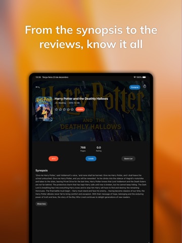 Readfolio: Book Tracker iPad screenshot