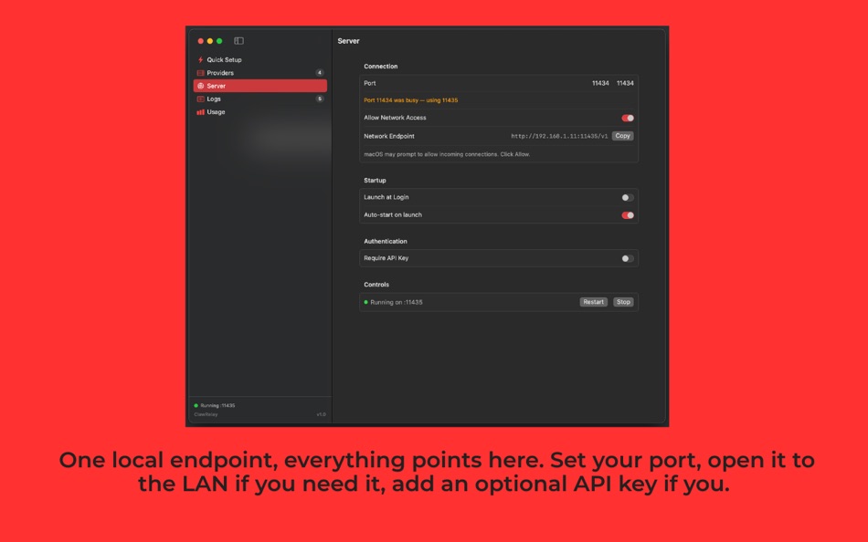 #3. ClawRelay (macOS) Által: Rajiv Singh